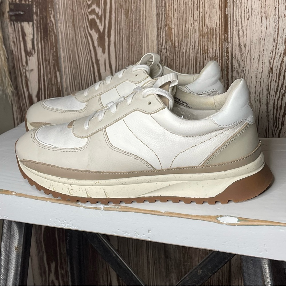 Madewell Kick Off Trainer Sneakers Shoes Antique Cream / Beige Size 7 - Picture 7 of 16